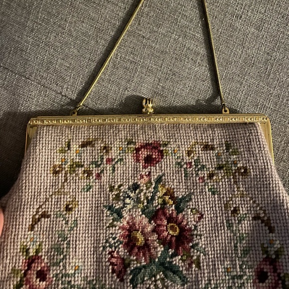 Vintage Needlepoint Purse - Picture 6 of 11